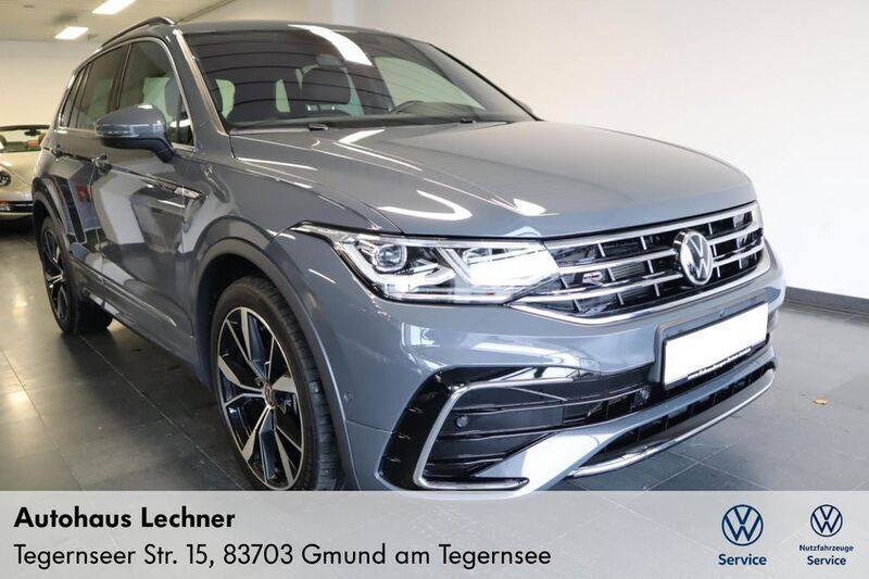 Grau Gebraucht 2021 VW Tiguan R-line SUV | 38.900 € (Fairer Preis) - Bild 1/4