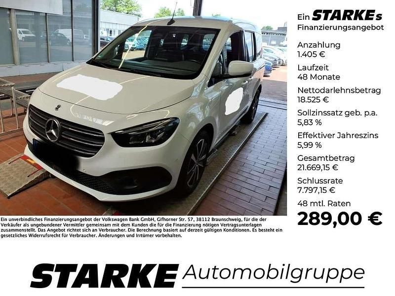 Weiß Gebraucht 2022 Mercedes T180 Edition Van / Kleinbus | 19.930 € (Superpreis) - Bild 1/2