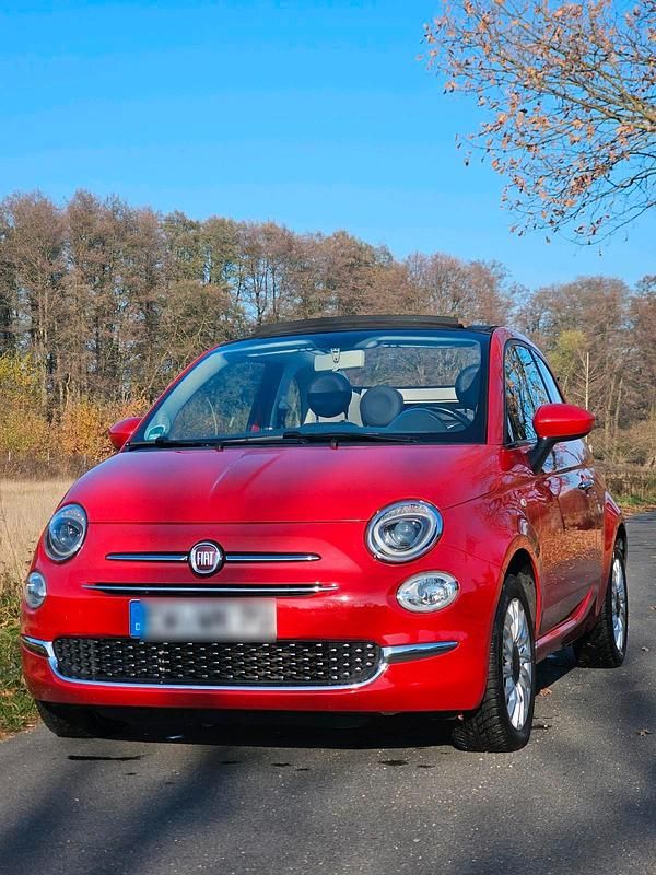 Rot Gebraucht 2016 Fiat 500 Cabrio | 8.100 € (Fairer Preis) - Bild 1/4