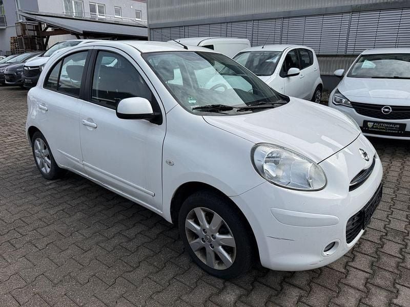 Gebraucht Nissan Micra Acenta 80 PS (58 kW) 2012 Weiß Kleinwagen