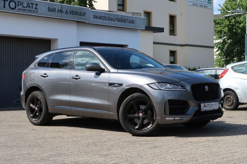 Grau Gebraucht 2018 Jaguar F-Pace R-Sport SUV | 18.750 € (Superpreis) - Bild 1/4