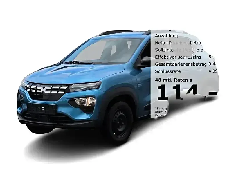 Gebraucht Dacia Spring Essentiel 47 kW (65 PS) 2023 Blau Kleinwagen