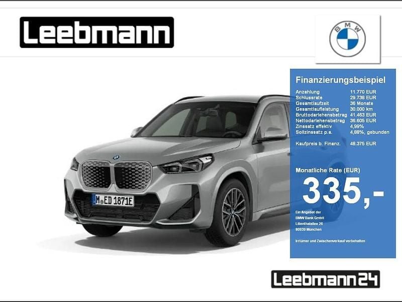 Spacesilber metallic Neu 2025 BMW iX1 M Sport SUV | 48.375 € (Guter Preis) - Bild 1/3