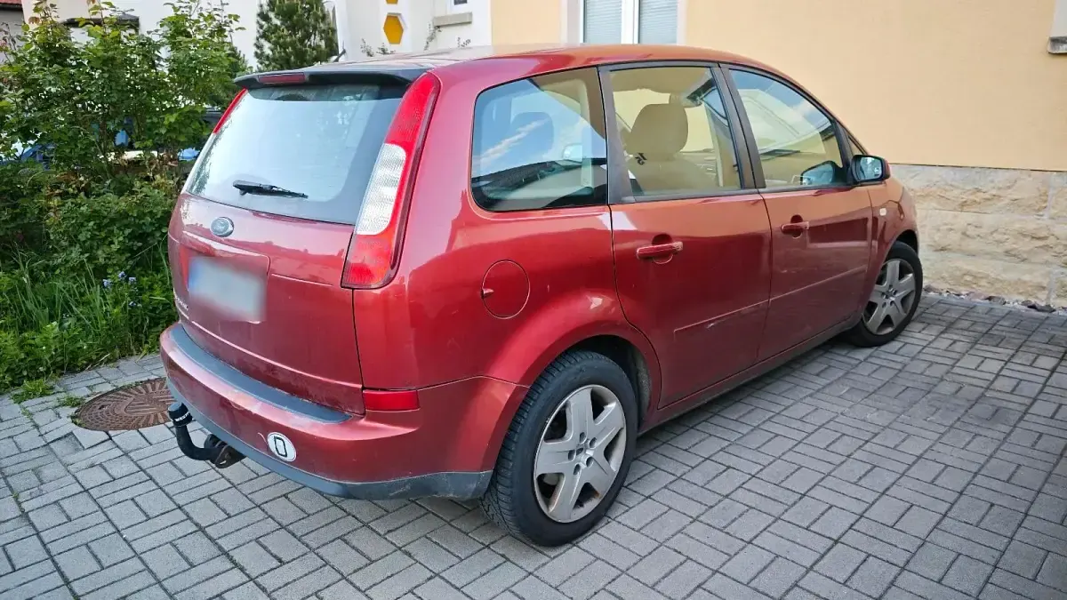 Gebraucht Ford C-MAX 101 PS (74 kW) 2006 Rot Van / Kleinbus