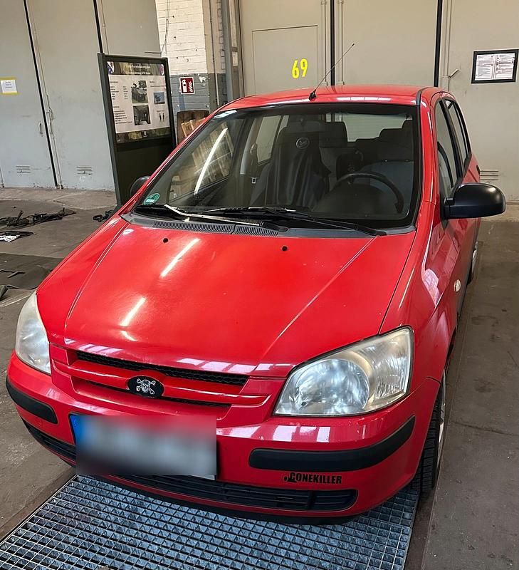 Rot Gebraucht 2005 Hyundai Getz Kleinwagen | 500 € - Bild 1/4