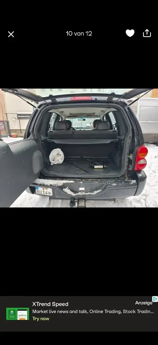 Gebraucht Jeep Cherokee 211 PS (155 kW) 2003 Schwarz SUV