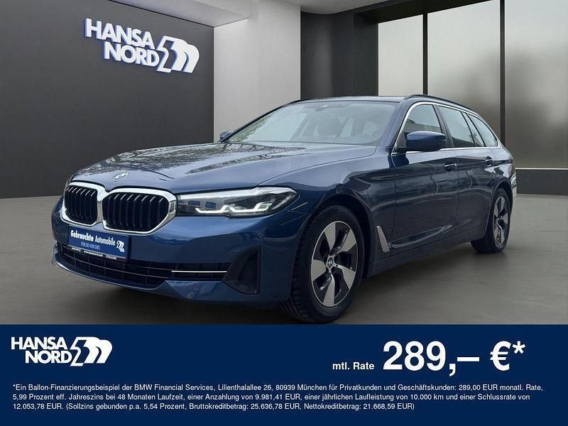 Blau Gebraucht 2022 BMW 520 Limousine | 31.650 € (Superpreis) - Bild 1/4