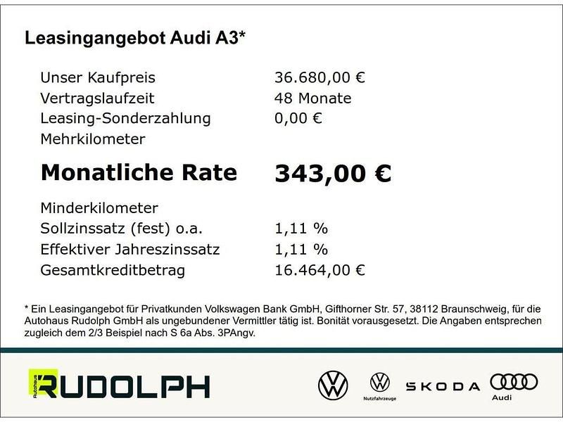 Gebraucht Audi A3 Advanced 150 PS (110 kW) 2025 Grau Limousine