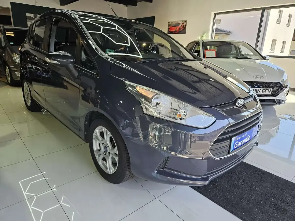 Gebraucht Ford B-MAX SYNC Edition 101 PS (74 kW) 2014 Midnight skygrau metallic Van / Kleinbus