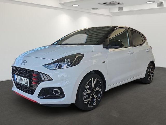 Purple (atlas white/ phantom black / sol) Neu 2024 Hyundai i10 N Line Kleinwagen | 19.990 € (Fairer Preis) - Bild 1/4