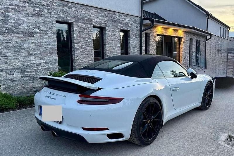 Weiß Gebraucht 2016 Porsche 911 Carrera Cabriolet Sport Cabrio | 82.999 € (Guter Preis) - Bild 1/4