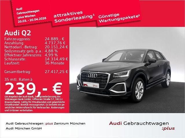 Gebraucht Audi Q2 Advanced Plus 150 PS (110 kW) 2023 Brillantschwarz SUV