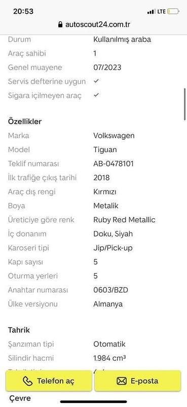 Gebraucht VW Tiguan Highline 179 PS (131 kW) 2018 Rot SUV