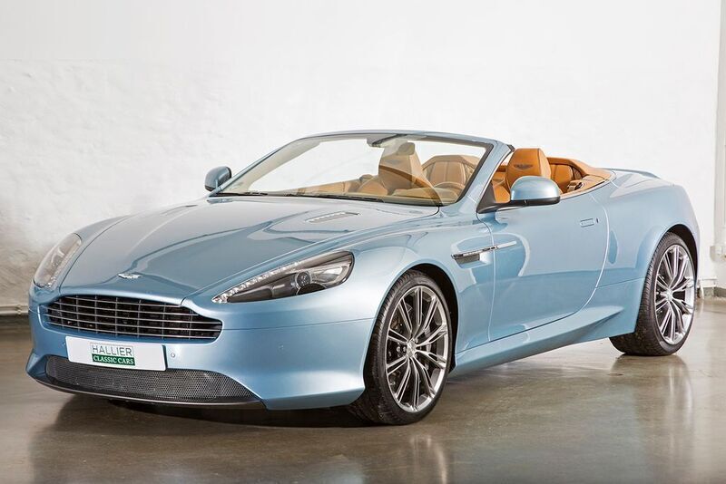 Blau Gebraucht 2014 Aston Martin DB9 Cabrio | 119.900 € (Teuer) - Bild 1/4