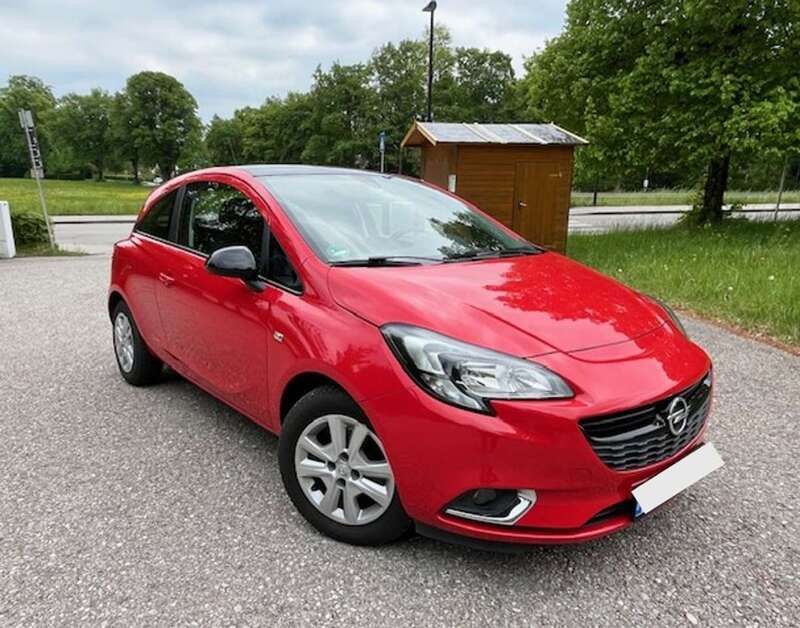 Rot Gebraucht 2018 Opel Corsa Limousine | 7.990 € (Guter Preis) - Bild 1/4