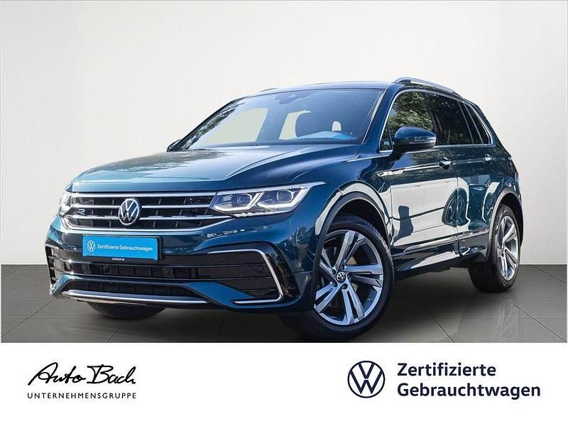 Blau Gebraucht 2022 VW Tiguan R-line SUV | 34.240 € (Guter Preis) - Bild 1/4