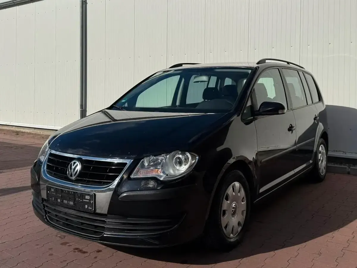 Brugt VW Touran 105 HK (77 kW) 2007 Sort MPV
