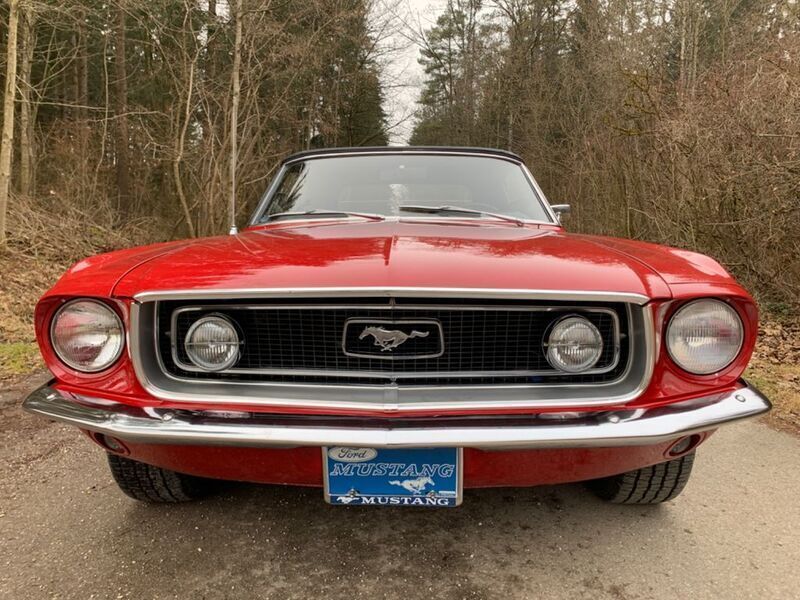 Gebraucht Ford Mustang 200 PS (147 kW) 1968 Candyapple red Cabrio