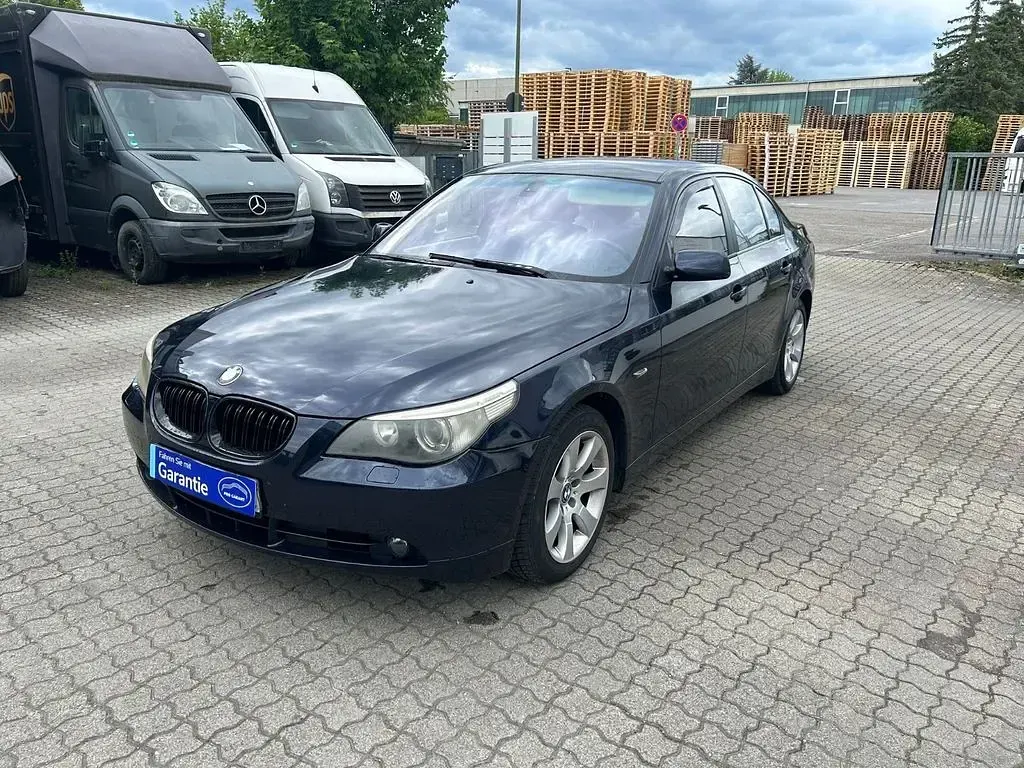 Brugt BMW 525 218 HK (160 kW) 2005 Blå Sedan
