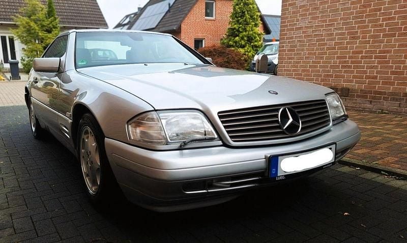 Silber Gebraucht 1997 Mercedes SL320 Cabrio | 18.990 € (Superpreis) - Bild 1/4