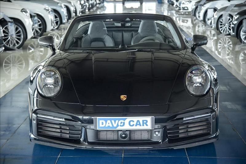 Schwarz Gebraucht 2021 Porsche 911 Turbo S Cabriolet Cabrio | 246.964 € - Bild 1/4