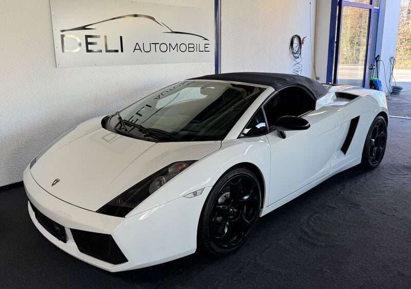 Weiß Gebraucht 2008 Lamborghini Gallardo Cabrio | 87.990 € (Superpreis) - Bild 1/4