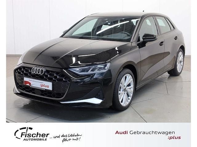 Mythosschwarz metallic Gebraucht 2025 Audi A3 Advanced Plus | 32.480 € (Fairer Preis) - Bild 1/4