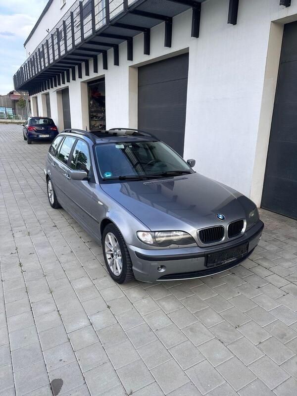 Grau Gebraucht 2004 BMW 320 Sport Line Kombi | 2.499 € (Superpreis) - Bild 1/4