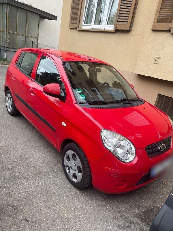 Gebraucht Kia Picanto Attract 65 PS (47 kW) 2009 Rot Kleinwagen