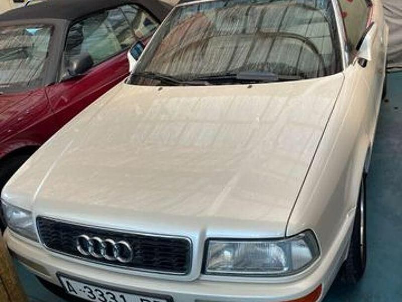 Perlmut weiß Gebraucht 1993 Audi 80 Sport Cabrio | 11.800 € - Bild 1/4
