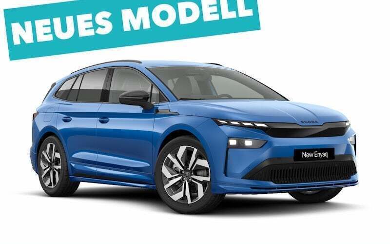Blau Neu 2025 Skoda Enyaq iV SportLine SUV | 42.490 € (Superpreis) - Bild 1/4