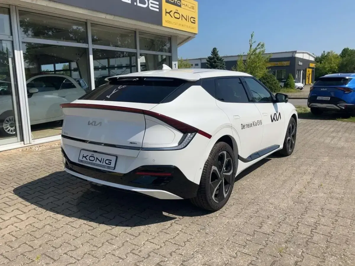 Gebraucht Kia EV6 GT-Line 239 kW (325 PS) 2024 Snow white pearl SUV