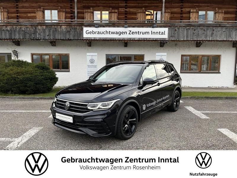 Deep black perleffekt Gebraucht 2024 VW Tiguan Allspace R-line SUV | 47.900 € (Teuer) - Bild 1/4
