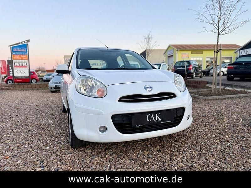 Gebraucht Nissan Micra Acenta 80 PS (58 kW) 2012 Weiß Kleinwagen