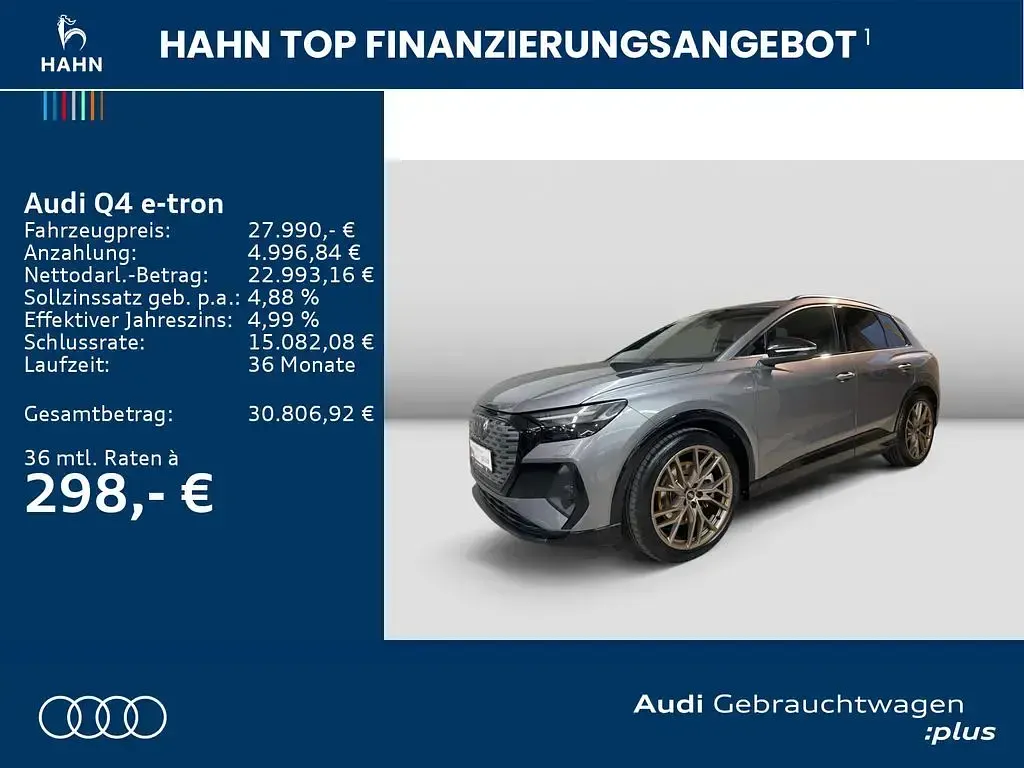 Second-hand Audi Q4 e-tron Edition .1 150 kW (204 CP) 2022 Gri SUV