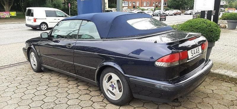 Blau Gebraucht 2000 Saab 9-3 Cabriolet Cabrio | 4.950 € (Teuer) - Bild 1/4