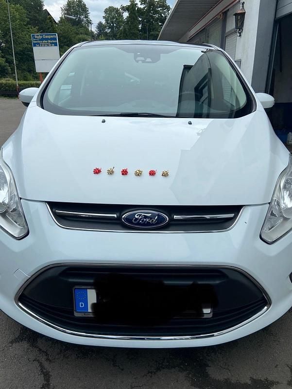 Gebraucht Ford C-MAX SYNC Edition 125 PS (91 kW) 2014 Weiß Van / Kleinbus