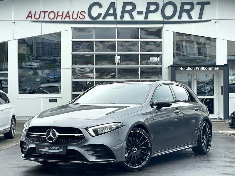 Grau Gebraucht 2019 Mercedes A35 AMG AMG Limousine | 31.990 € (Etwas zu teuer) - Bild 1/4