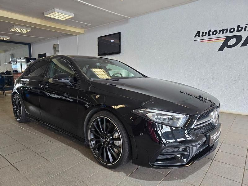 Schwarz Gebraucht 2020 Mercedes A35 AMG Premium Limousine | 33.890 € (Guter Preis) - Bild 1/4