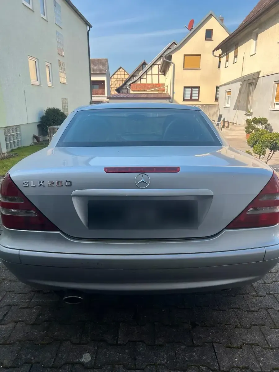 Gebraucht Mercedes SLK200 200 PS (147 kW) 2004 Silber Cabrio