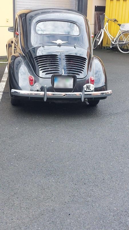 Schwarz Gebraucht 1956 Renault 4CV Kleinwagen | 12.600 € - Bild 1/4