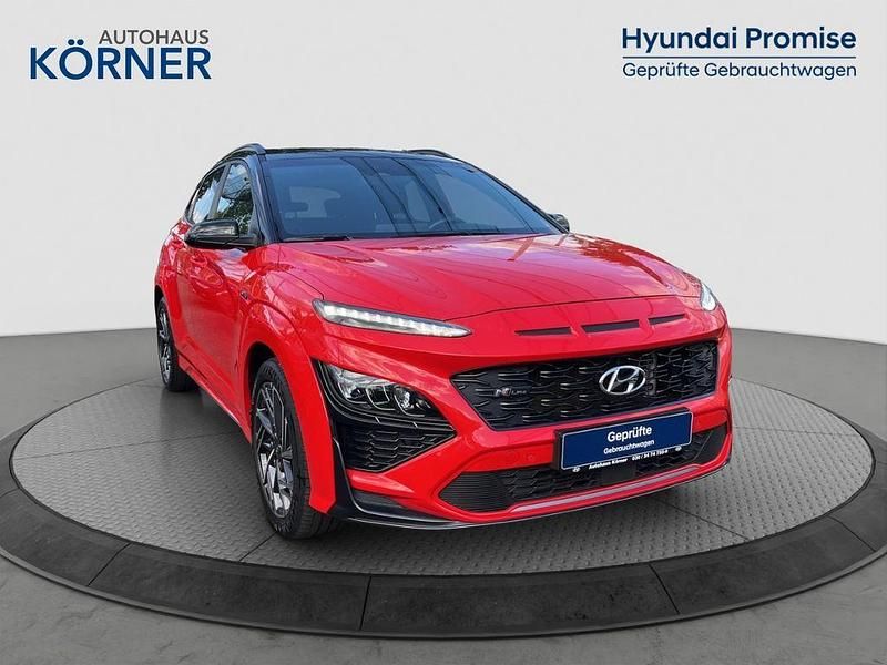 Rot Gebraucht 2021 Hyundai Kona N Line SUV | 19.900 € (Fairer Preis) - Bild 1/4