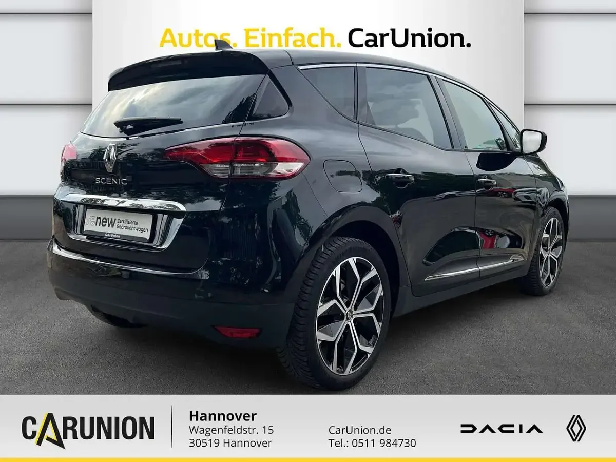 Gebraucht Renault Scenic E-Tech Intens 140 PS (102 kW) 2021 Blackpearlschwarz Van / Kleinbus