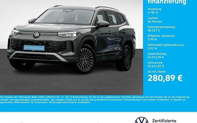Grün Gebraucht 2025 VW Tayron Life SUV | 42.888 € (Superpreis) - Bild 1/4