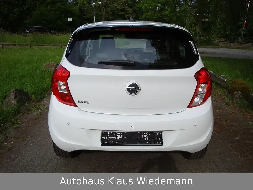 Używany Opel Karl Innovation 75 KM (55 kW) 2016 Biały Hatchback
