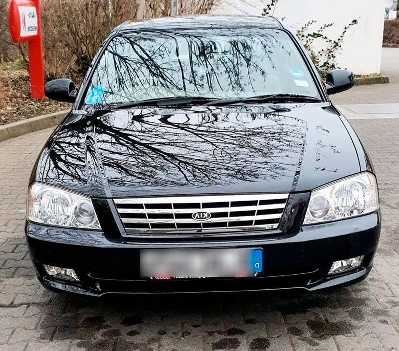 Schwarz Gebraucht 2002 Kia Magentis Limousine | 3.250 € - Bild 1/4