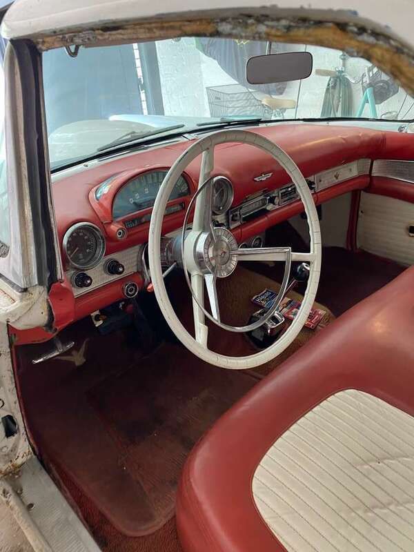 Weiß Gebraucht 1956 Ford Thunderbird Cabrio | 21.500 € - Bild 1/4