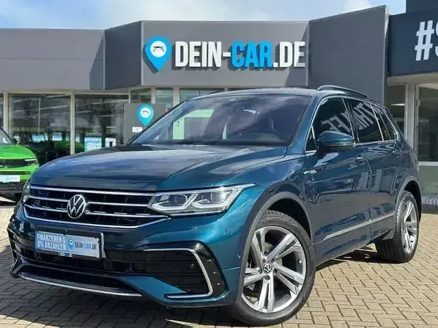 Gebraucht VW Tiguan R-line 150 PS (110 kW) 2022 Blau SUV