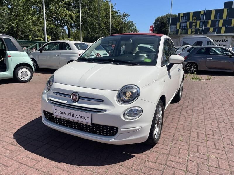 Weiß Gebraucht 2020 Fiat 500C Lounge Cabrio | 15.989 € (Fairer Preis) - Bild 1/4