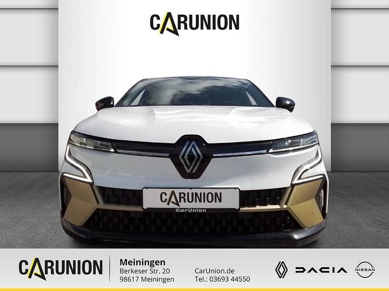 Gebraucht Renault Megane E-Tech Iconic 160 kW (218 PS) 2024 Arktisweiß, black pearlschwarz metallic Limousine